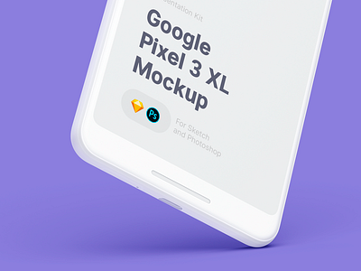 Google Pixel 3 XL Mockup