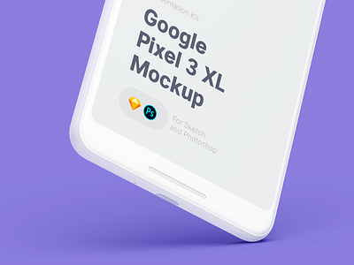 Google Pixel 3 XL Mockup design download free freebie google pixel 3 xl mockup mobile mock up mockup pixel 3 xl psd sketch ui