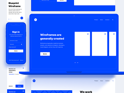 The Dot 2 Wireframe UI Kit