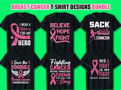 This is My Breast Cancer T-Shirt Design Bundle. branding clothing design etsy fashion graphic graphic design hoodie marchbyamazon merch by amazon merchbyamazon pod style teespring