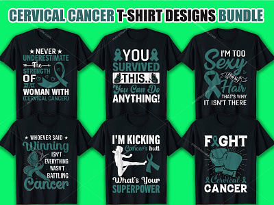 This is My New Cervical Cancer T-Shirt Design Bundle.