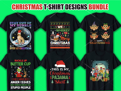 This is My New Christmas T-Shirt Design Bundle.