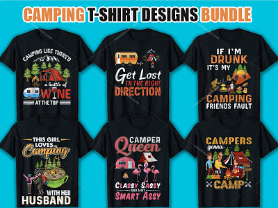 This is My New Camping T Shirt Designs Bundle.