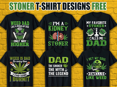 Stoner T-Shirt Design Free Download