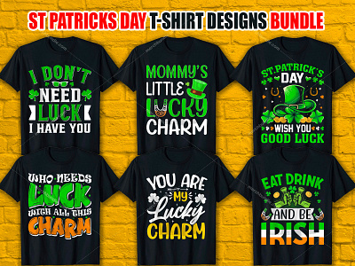 ST PATRICKS DAY T-Shirt Design Bundle