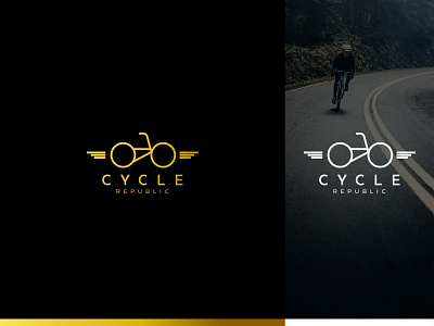 CYCLE REPUBLIC LOGO DESIGN 3d 99 design app branding cycle logo design graphic design icon illustration logo minimal logo motion graphics vector