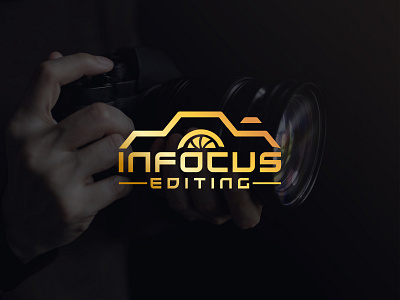 Infocus Editing Photography Logo design app branding design graphic design icon illustration logo logo designer logo maker minimal logo photography photography logo vector