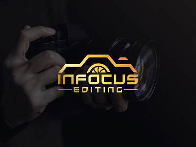 Infocus Editing Photography Logo design