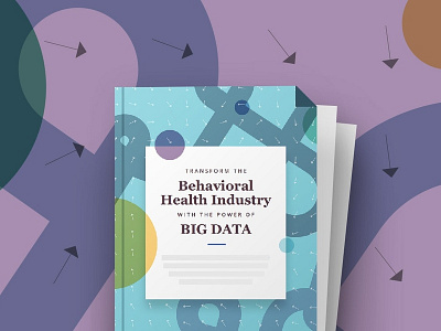 An Ebook on Big Data and Health art direction big data book cover ebook futuristic health care illustration pattern