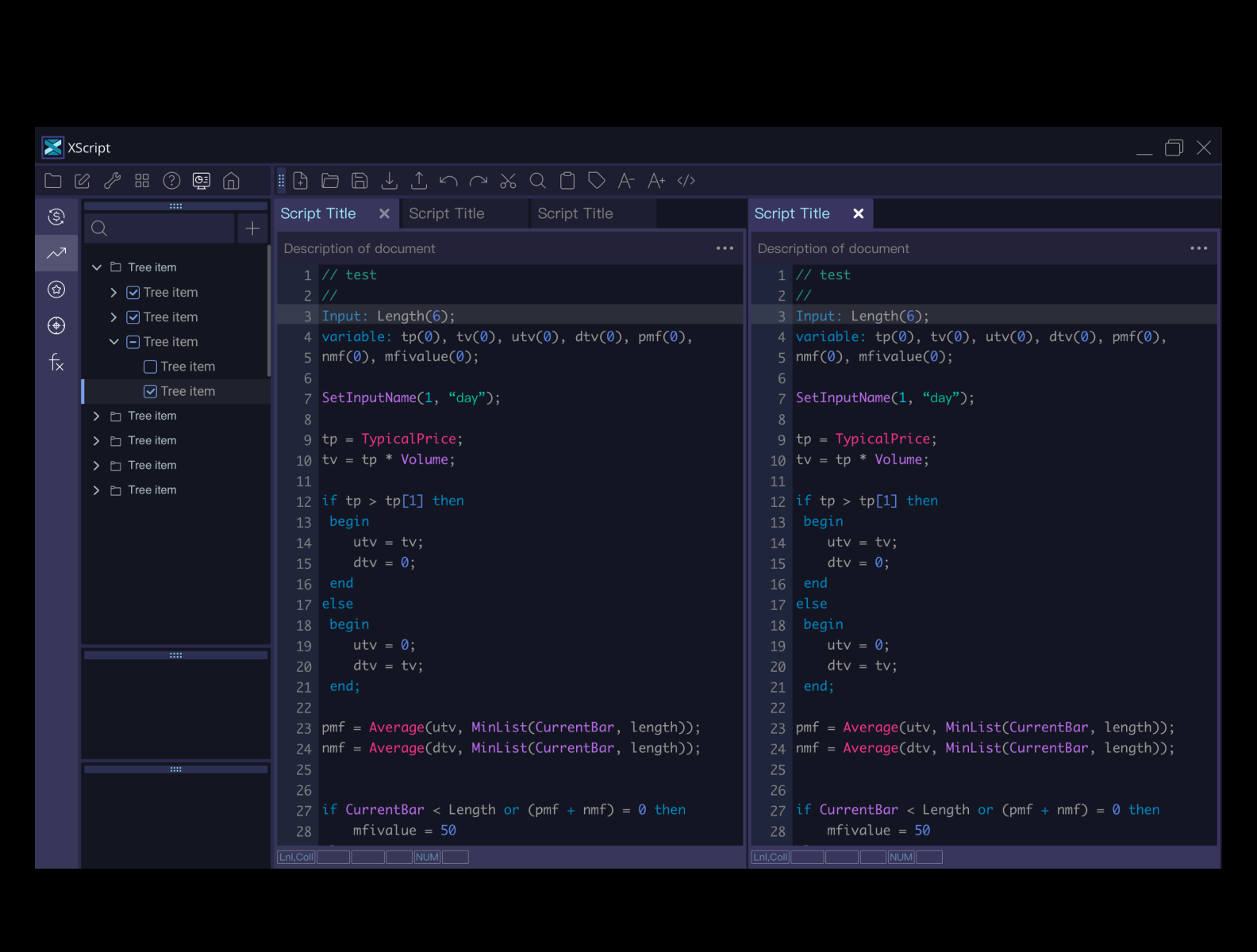 Script Editor by Yuan Yao Su on Dribbble