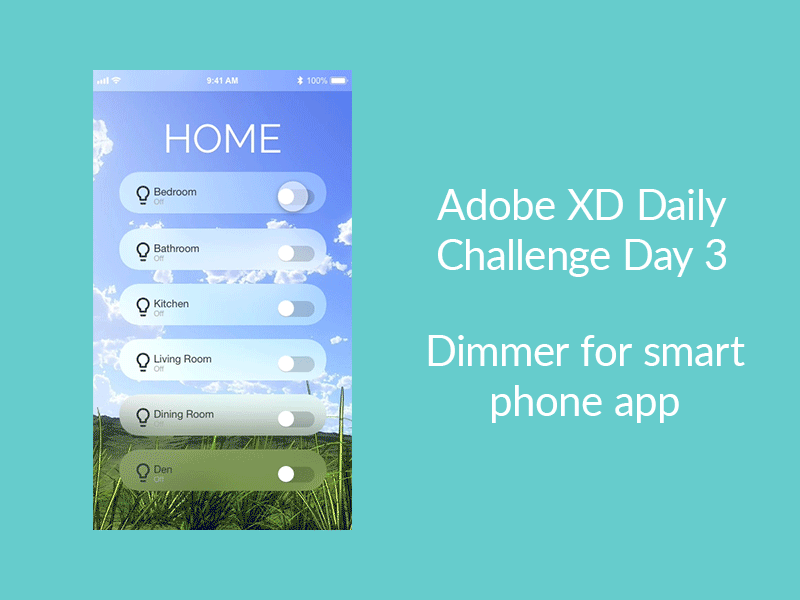 Adobe XD Daily Challenge - Day 3 design interaction animation interaction design ui ux xddailychallenge