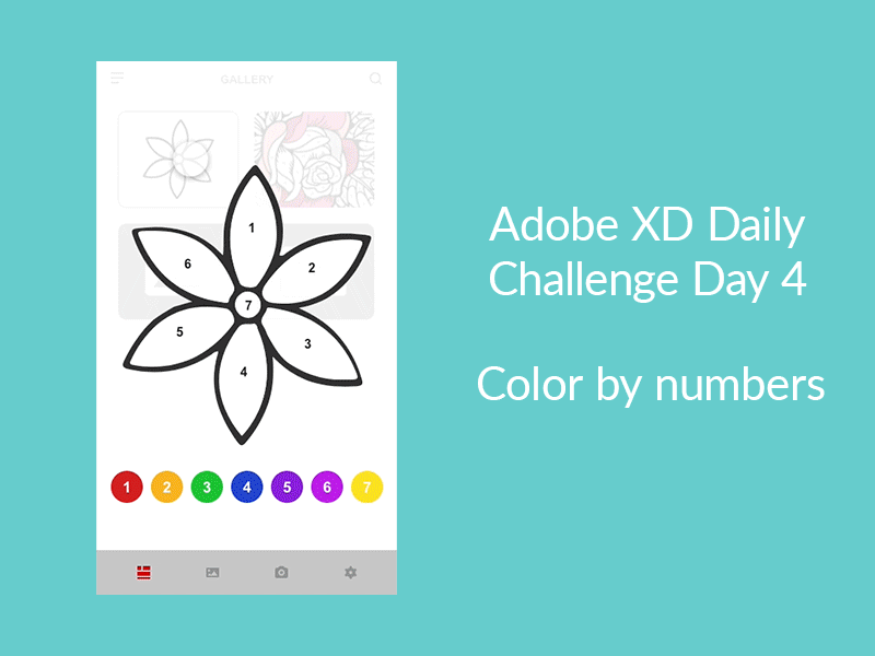 Adobe XD Daily Challenge - Day 4 adobexd design interaction animation interaction design ui ux xddailychallenge
