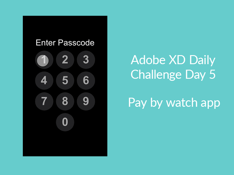 Adobe XD Daily Challenge - Day 5 adobe xd design interaction animation interaction design ui ux xddailychallenge