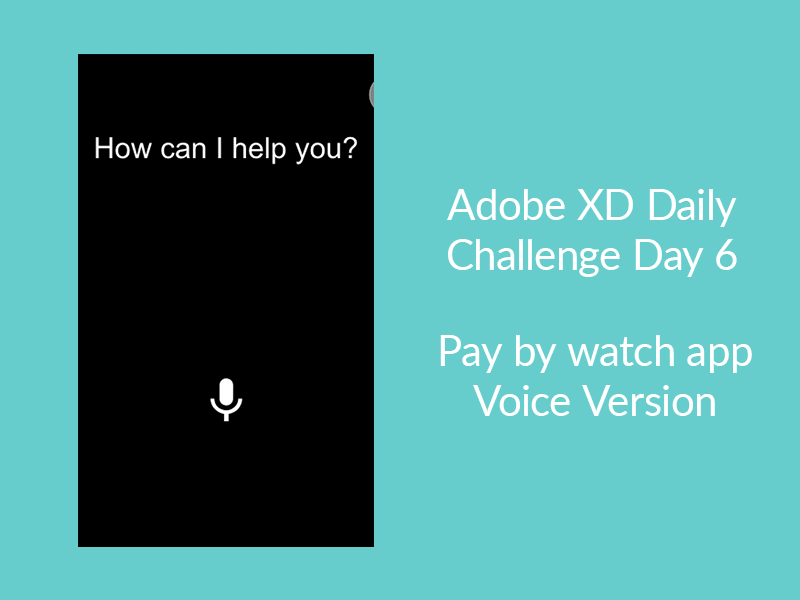 Adobe XD Daily Challenge - Day 6 adobe xd design interaction animation interaction design ui ux xddailychallenge