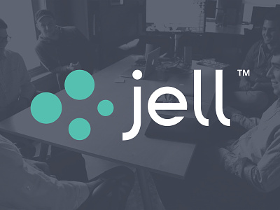 Flock Is Now Jell brand graphic design illustrator logo startups tech vector