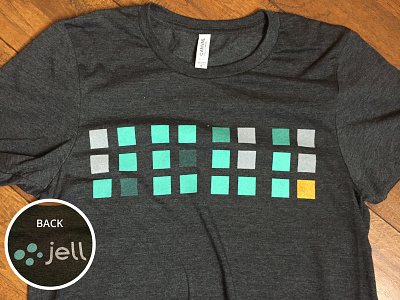 Startup shirt for Jell graphic design illustrator logo print shirt startup startups swag t-shirt