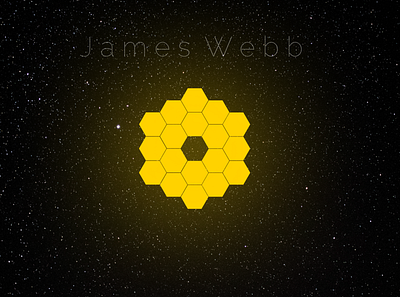 James Webb Telescope branding design graphic design illustration vector