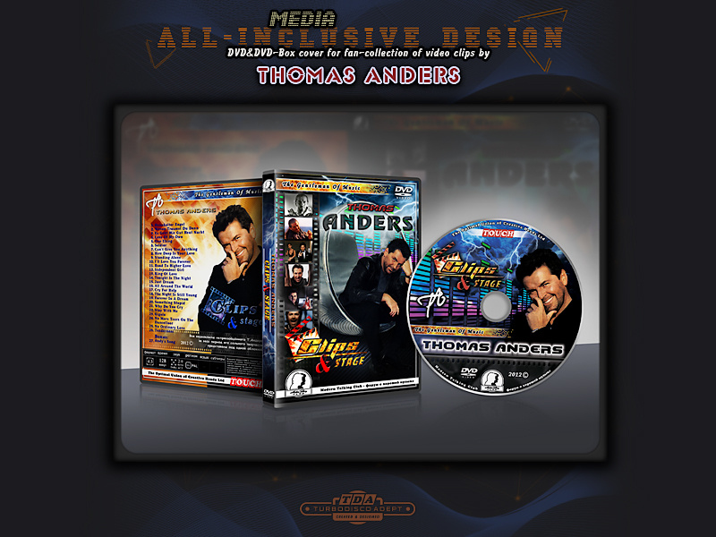 DVD&DVDBox cover for video collection by Thomas Anders by TurboDISCO