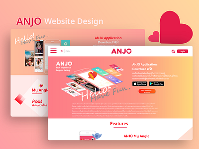 Dateting Website Design design graphic design ui ux