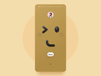 Office Emotion App Concept - Story Feature after effect animation duyluong emoji interaction interaction design mobile product product design prototype ui
