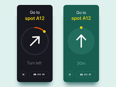 Parking Spot Finder App Concept after effect animation app duyluong interaction interaction design mobile motion navigation parking parking finder product design tracking ui ux ux design