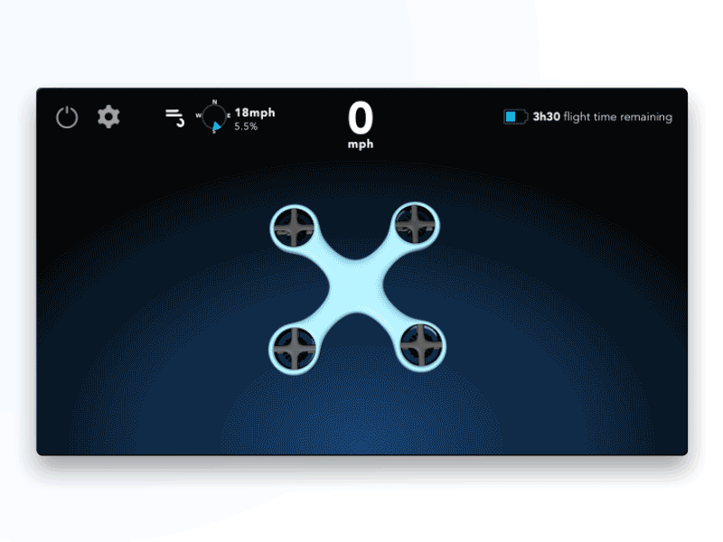 Drone Controller Concept controller drone future helicopter map navigation play quad helicopter ui ux