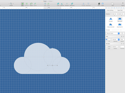 Cloud Icon cloud design icon sketch ui