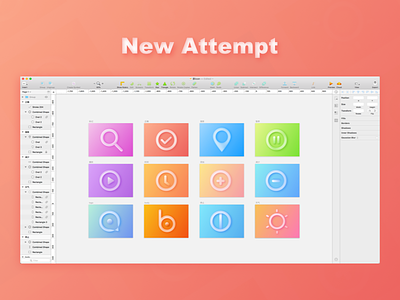 New Attempt Icon app icon