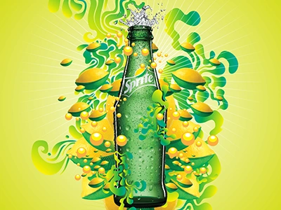 Sprite Lymon Branding advertising arts design digitalarts editorial graphicdesign illustration magazine