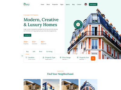 Apartment Rent & Sale Website Design