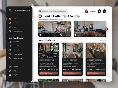 Jakarta Coffee Spot - Web App