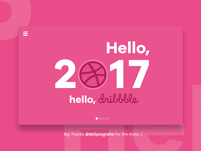 Hello Dribbbble debut dribbble firstshot