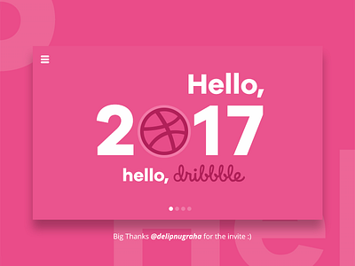 Hello Dribbbble