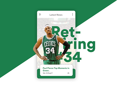 Boston Celtics App Concept