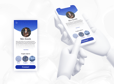 006 #Daily Ui - User Profile dailyui education graphic design ios ui user profile