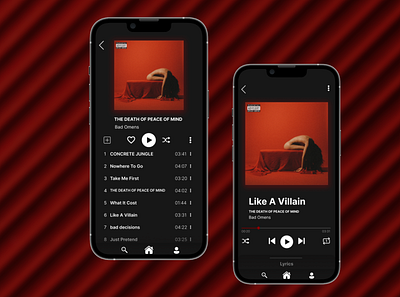 009 #DailyUi - Music player app dailyui mobile music music player ui