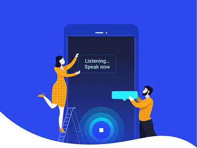 How we designed for Voice at Cuddle.ai designing for voice illustration visual design voice