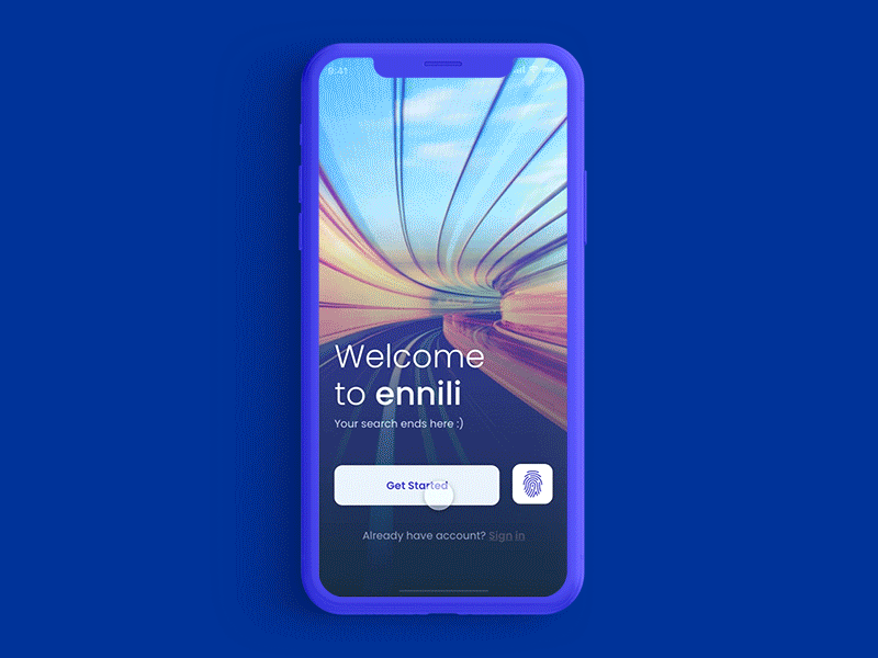 #CreateWithAdobeXD - Sign Up form with User Interaction animation interaction ui creative mobile ennili login logout mobileapp mobileui otp login profile logout userinterface