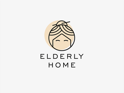 Elderly Home Logo branding design graphic design icon illustration logo vector