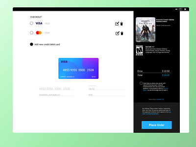 Dayli UI #02 credit card form dailyu illustration typography ui ux