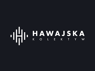 Hawajska Kolektyw Logotype branding logo vector