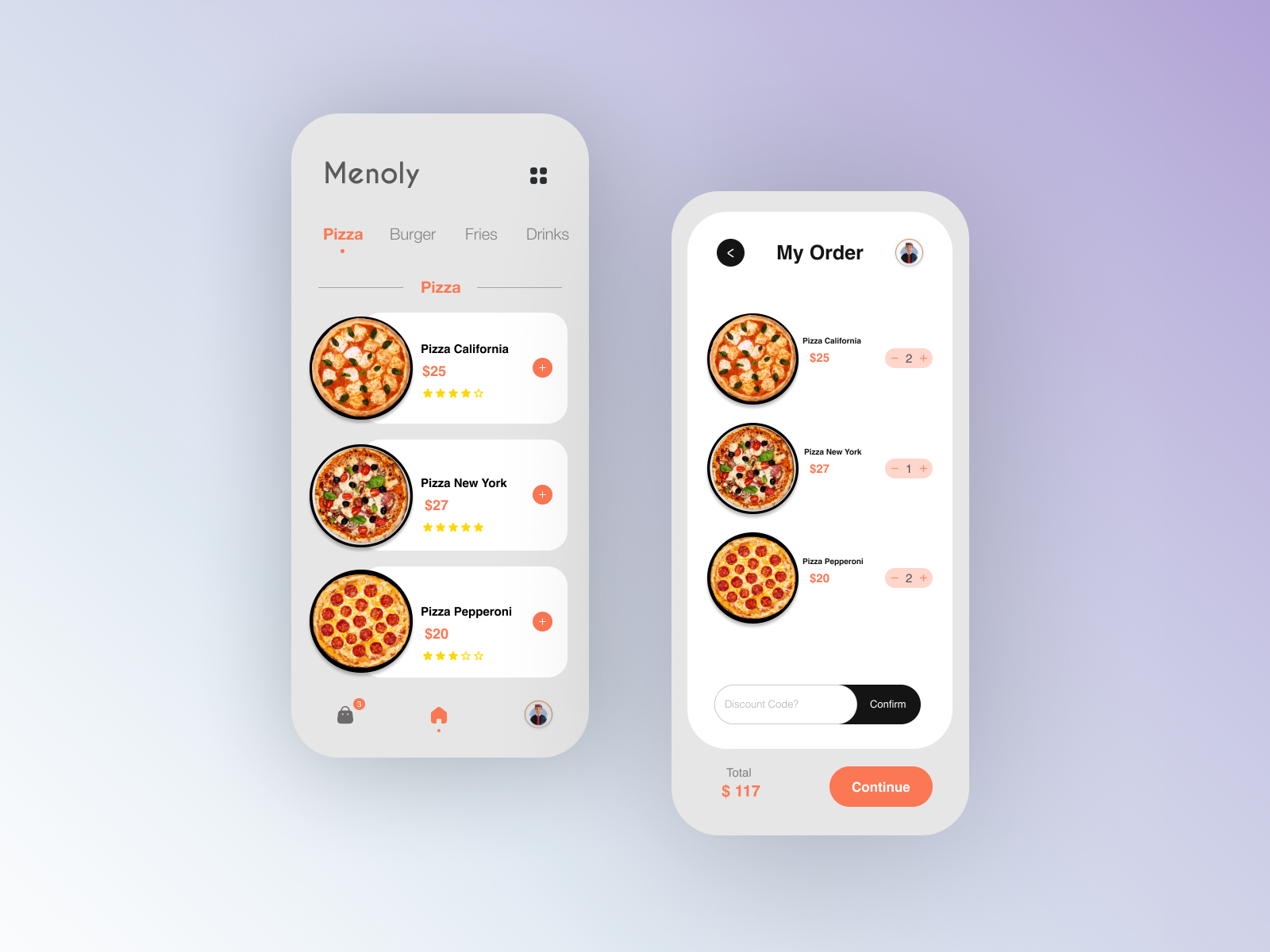 Food Delivery App by Daniel Gorgani on Dribbble