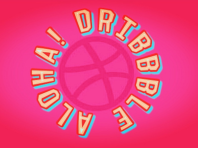 First Dribbble Shot dribbble first shot the first