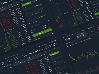 Delta.Exchange Trading Terminal blue crypto exchange design designer desktop gradient inspiration ui ux web