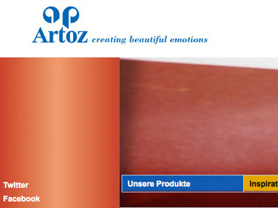 Artoz Website mit SAP-Verbindung mit sap verbindung website