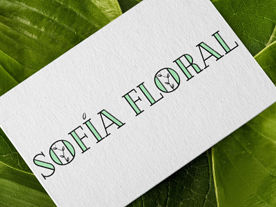 Logotype for a flower shop branding design logo logotype logotype design