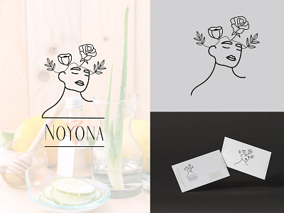 Logo design - Noyona cosmetic brand branding cosmetic brand design logo logo design logotype logotype design