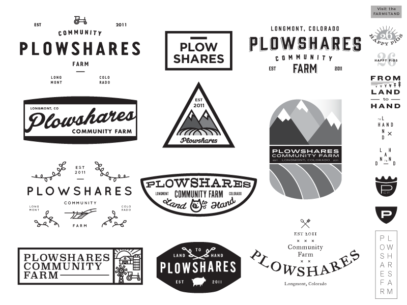 Plowshares Community Farm by John H Ratajczak on Dribbble