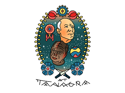 Temba, his arms wide american traditional darmok jalad jlp picard star trek tattoo