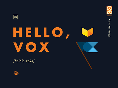 Hi, Vox new job vox media